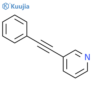 3-(2-phenylethynyl)pyridine structure