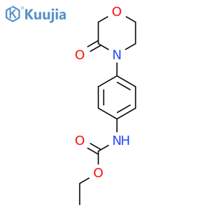 Ethyl (4-(3-oxomorpholino)phenyl)carbamate structure