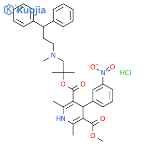 Lercanidipine hydrochloride structure