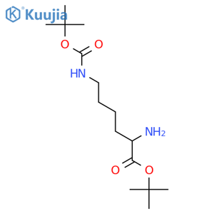 H-Lys(Boc)-OtBu.HCl structure