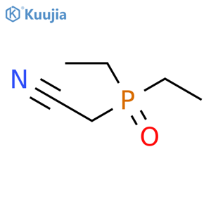 (Diethyl-phosphinoyl)-acetonitrile structure