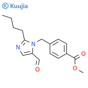 Methyl 4-(2-Butyl-5-formyl-1H-imidazol-1-yl)methylbenzoate structure