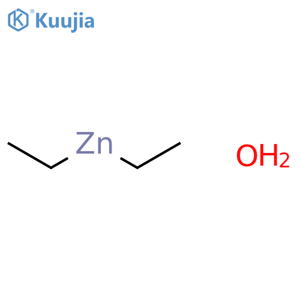 Zinc, diethyl-, monohydrate structure