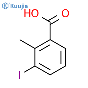 3-iodo-2-methyl-benzoic acid structure