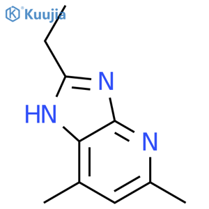 2-ethyl-5,7-dimethyl-3H-imidazo[4,5-b]pyridine structure