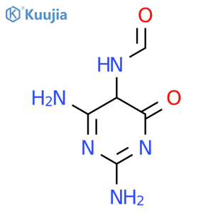 Formamide,N-(2,6-diamino-4,5-dihydro-4-oxo-5-pyrimidinyl)- structure