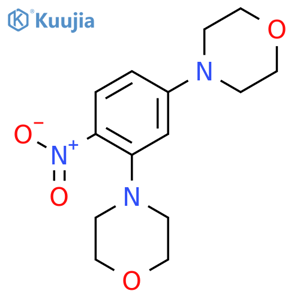 2,4-Dimorpholinonitrobenzene structure