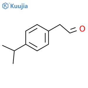 Benzeneacetaldehyde,ar-(1-methylethyl)- structure