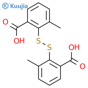 Benzoicacid,2,2'-dithiobis3-methyl- structure