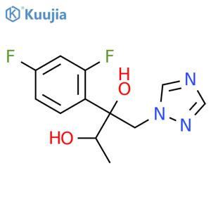 (2R,3R)-2-(2,4-Difluorophenyl)-1-(1H-1,2,4-triazol-1-yl)butane-2,3-diol structure