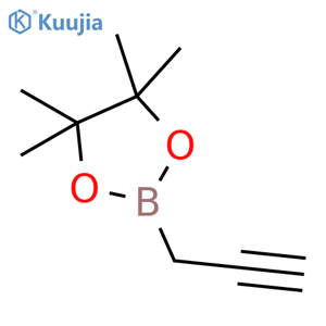 4,4,5,5-tetramethyl-2-(prop-2-yn-1-yl)-1,3,2-dioxaborolane structure