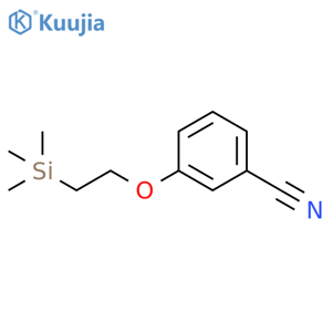 Benzonitrile, 3-[2-(trimethylsilyl)ethoxy]- structure