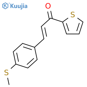 2-Propen-1-one,3-[4-(methylthio)phenyl]-1-(2-thienyl)- structure