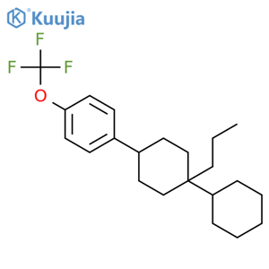 trans,trans-4-n-Propyl-4-4-(trifluoromethoxy)phenylbicyclohexyl structure