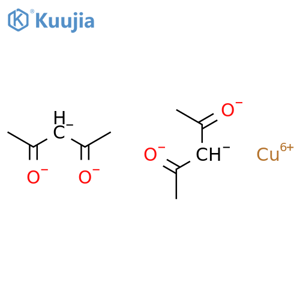 Copper(II) acetylacetonate structure