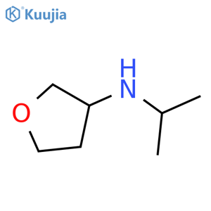 N-(propan-2-yl)oxolan-3-amine structure