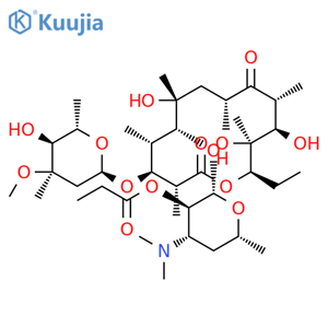 Erythromycin propionate structure