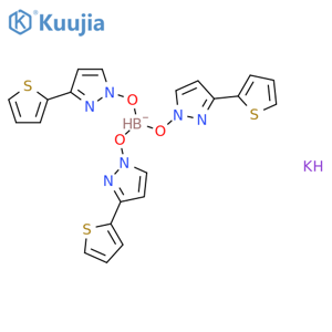 Borate(1-),hydrotris[3-(2-thienyl)-1H-pyrazolato-kN1]-, potassium, (T-4)- (9CI) structure