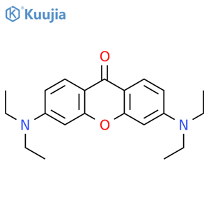 9H-Xanthen-9-one, 3,6-bis(diethylamino)- structure
