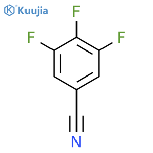 3,4,5-Trifluorobenzonitrile structure