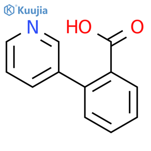 2-(Pyridin-3-yl)benzoic acid structure