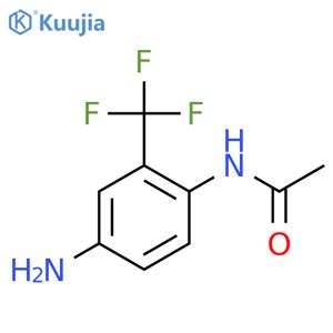 4-Amino-2-(trifluoromethyl)acetanilide structure