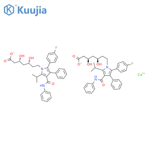 Atorvastatin hemicalcium salt structure