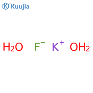 Potassium fluoride dihydrate structure