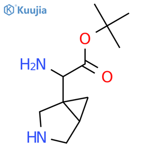 tert-butyl N-({3-azabicyclo[3.1.0]hexan-1-yl}methyl)carbamate structure