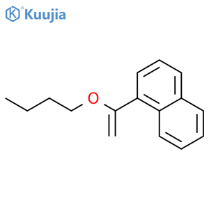 Naphthalene, 1-(1-butoxyethenyl)- structure