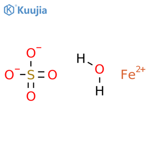 Ferrous sulfate monohydrate structure