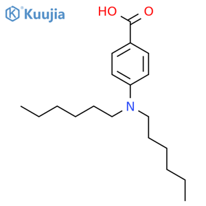 4-(Dihexylamino)benzoic acid structure