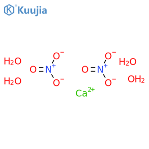 Calcium nitrate tetrahydrate structure