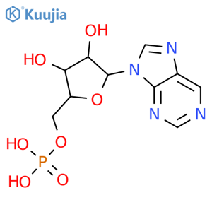 9H-Purine,9-(5-O-phosphono-b-D-ribofuranosyl)- structure