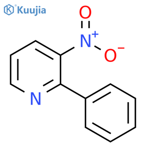 3-Nitro-2-phenylpyridine structure