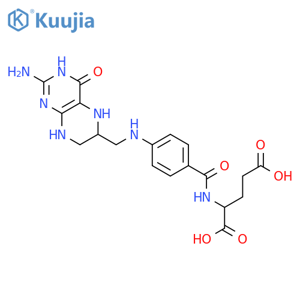 Tetrahydrofolic acid structure