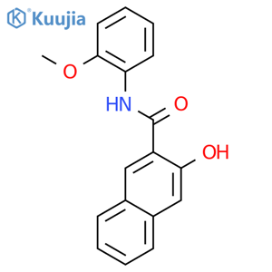 3-Hydroxy-2'-methoxy-2-naphthanilide structure