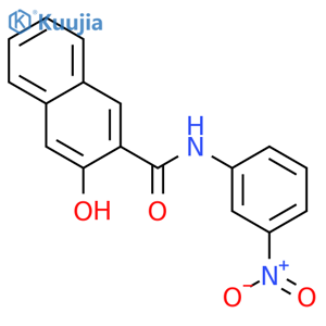 3-Hydroxy-3'-nitro-2-naphthanilide structure