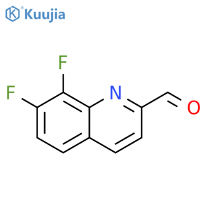 7,8-Difluoroquinoline-2-carbaldehyde structure