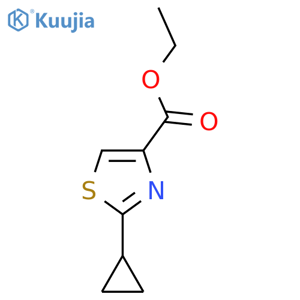 ethyl 2-cyclopropylthiazole-4-carboxylate structure