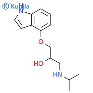 Pindolol structure