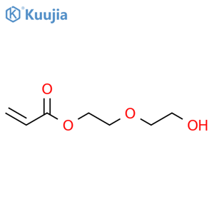 2-Propenoic acid,2-(2-hydroxyethoxy)ethyl ester structure