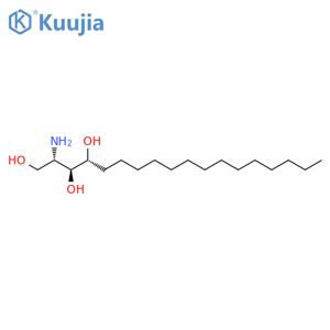 1,3,4-Octadecanetriol,2-amino- structure