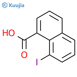 8-Iodo-1-naphthoic acid structure