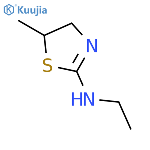 2-Thiazolamine,N-ethyl-4,5-dihydro-5-methyl- structure