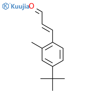 3-(4-(tert-Butyl)-2-methylphenyl)acrylaldehyde structure