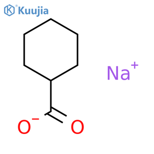 Sodium cyclohexanecarboxylate structure