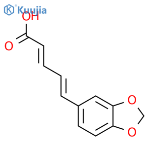 (E,E)-Piperic Acid structure