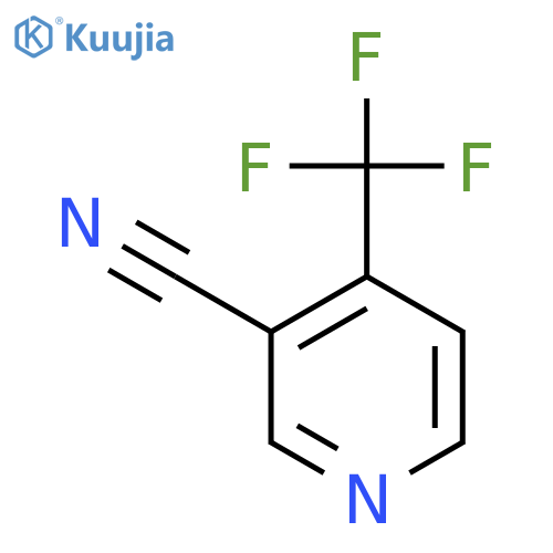 4-(trifluoromethyl)pyridine-3-carbonitrile structure