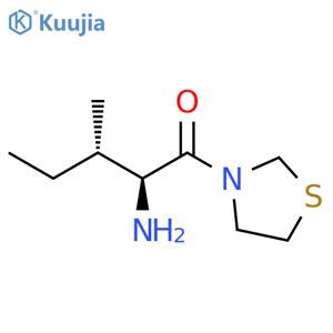 1-Pentanone,2-amino-3-methyl-1-(3-thiazolidinyl)-, (2S,3S)- structure